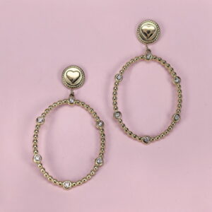 Stainless Steel Earrings  for Women and Girls Oval Good Quality No Change Color BS2503270299