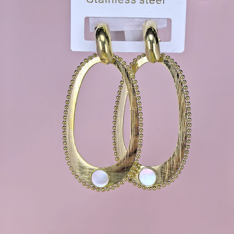 Stainless Steel Earrings for Women and Girls Oval Good Quality No Change Color BS2503270305