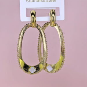 Stainless Steel Earrings  for Women and Girls Oval Good Quality No Change Color BS2503270306