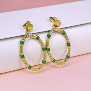 Stainless Steel Earrings  for Women and Girls Oval Good Quality No Change Color BS2503270310