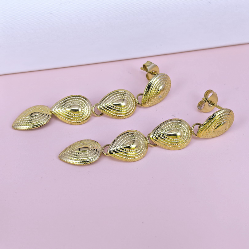 Stainless Steel Earrings  for Women and Girls Tear Drop Water Drop Good Quality No Change Color BS2503270314
