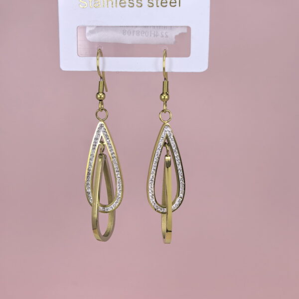 Stainless Steel Earrings  for Women and Girls Tear Drop Water Drop Good Quality No Change Color BS2503270328