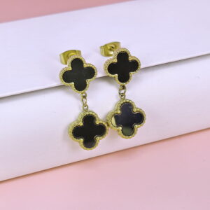 Stainless Steel Earrings  for Women and Girls Four-Leaf Clover Good Quality No Change Color BS2503270330