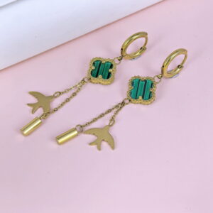 Stainless Steel Earrings  for Women and Girls Four-Leaf Clover Good Quality No Change Color BS2503270331