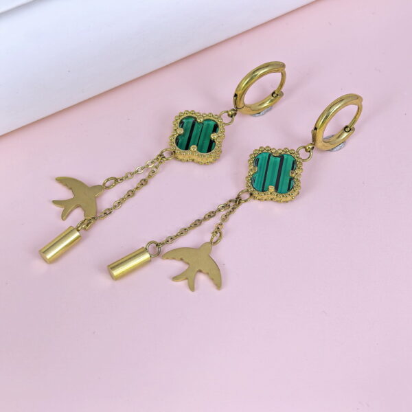 Stainless Steel Earrings  for Women and Girls Four-Leaf Clover Good Quality No Change Color BS2503270331