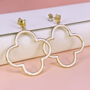 Stainless Steel Earrings  for Women and Girls Four-Leaf Clover Good Quality No Change Color BS2503270333