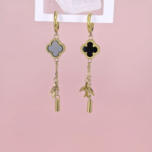 Stainless Steel Earrings  for Women and Girls Four-Leaf Clover Good Quality No Change Color BS2503270337