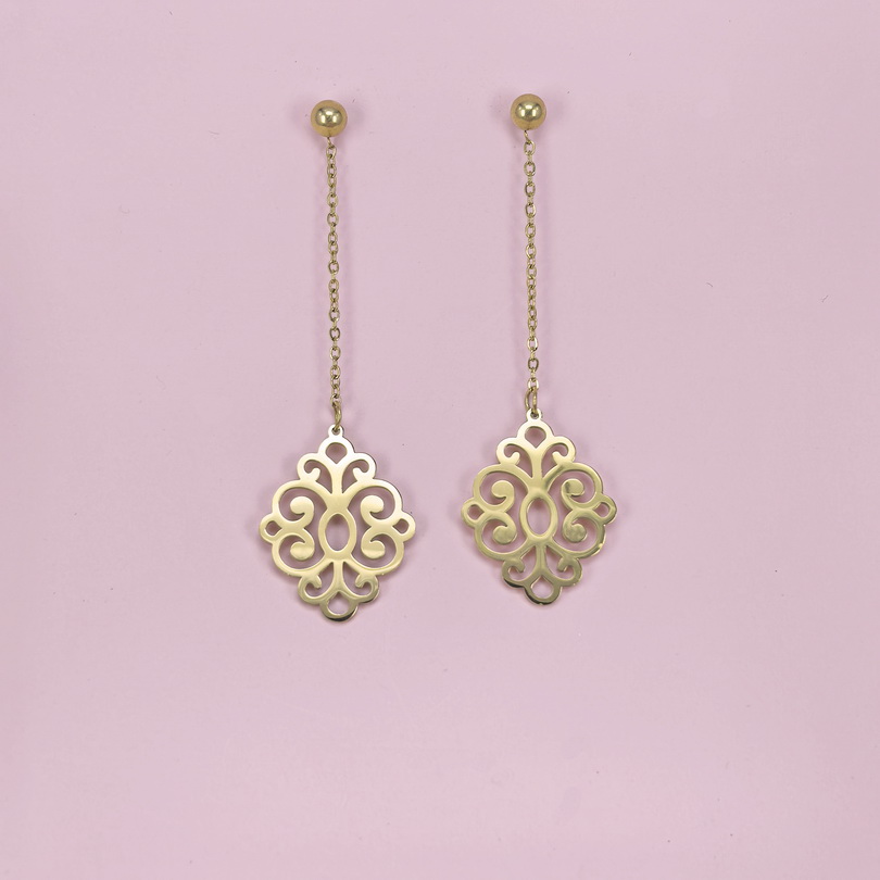 Stainless Steel Earrings  for Women and Girls Geometric Good Quality No Change Color BS2503270351