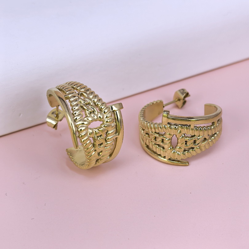 Stainless Steel Earrings  for Women and Girls Hollow-Out Good Quality No Change Color BS2503270535