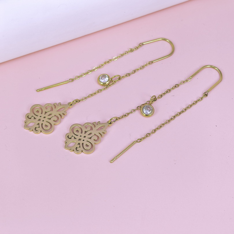 Stainless Steel Earrings  for Women and Girls Hollow-Out Good Quality No Change Color BS2503270536