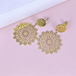 Stainless Steel Earrings  for Women and Girls Hollow-Out Good Quality No Change Color BS2503270538