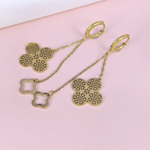 Stainless Steel Earrings  for Women and Girls Hollow-Out Good Quality No Change Color BS2503270541