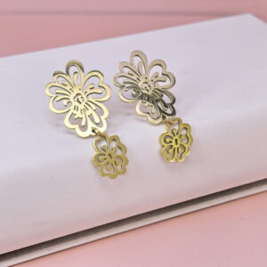 Stainless Steel Earrings  for Women and Girls Hollow-Out Good Quality No Change Color BS2503270543