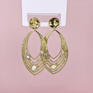 Stainless Steel Earrings  for Women and Girls Hollow-Out Good Quality No Change Color BS2503270547