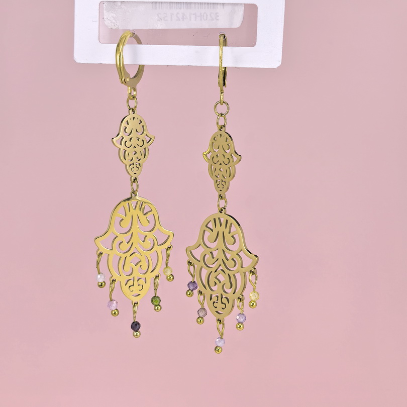 Stainless Steel Earrings  for Women and Girls Hollow-Out Good Quality No Change Color BS2503270549