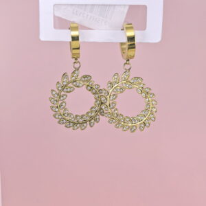 Stainless Steel Earrings  for Women and Girls Hollow-Out With Crystals Good Quality No Change Color BS2503270553