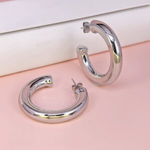 Stainless Steel Earrings  for Women and Girls Smooth C Shape Good Quality No Change Color BS2503270567