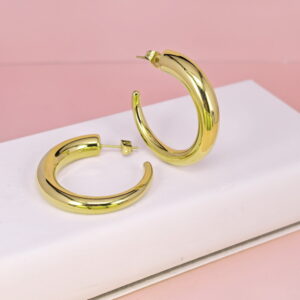 Stainless Steel Earrings  for Women and Girls Smooth C Shape Good Quality No Change Color BS2503270569