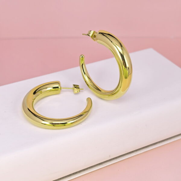 Stainless Steel Earrings  for Women and Girls Smooth C Shape Good Quality No Change Color BS2503270569