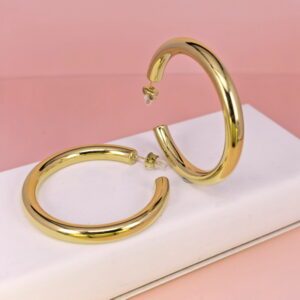 Stainless Steel Earrings  for Women and Girls Smooth C Shape Good Quality No Change Color BS2503270571