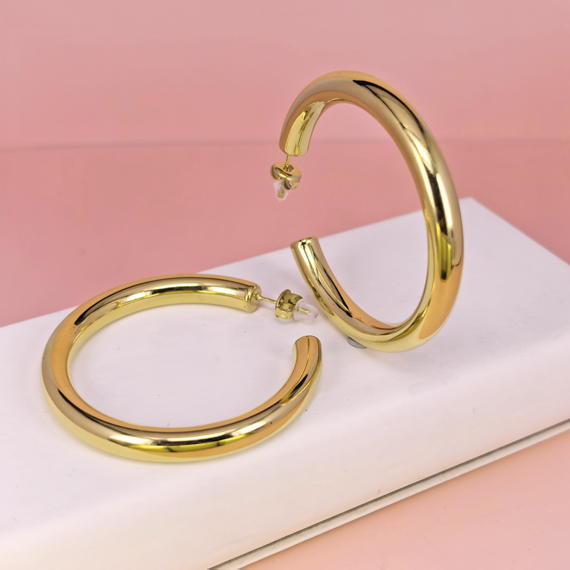 Stainless Steel Earrings  for Women and Girls Smooth C Shape Good Quality No Change Color BS2503270571