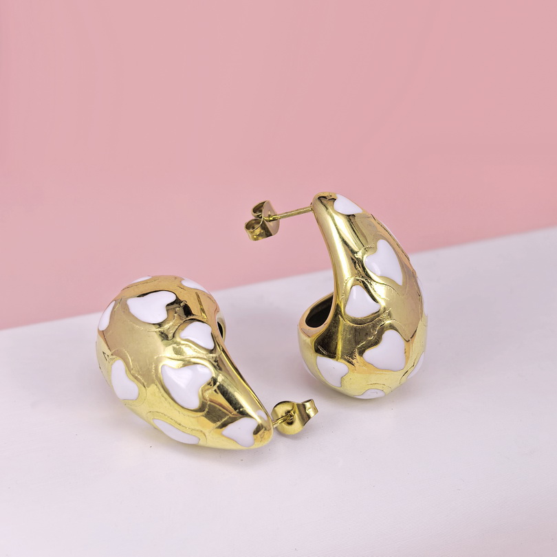 Stainless Steel Earrings  for Women and Girls Smooth Good Quality No Change Color BS2503270586