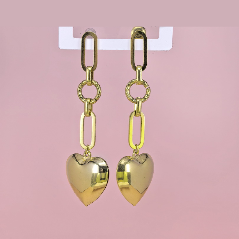 Stainless Steel Earrings  for Women and Girls Love Heart Good Quality No Change Color BS2503270590