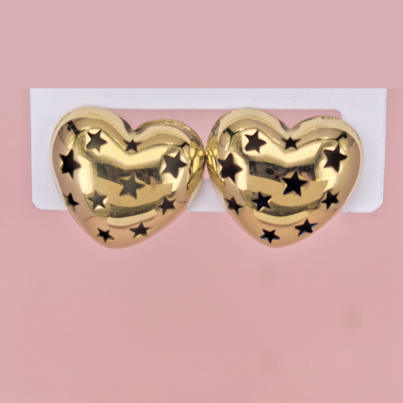 Stainless Steel Earrings  for Women and Girls Love Heart Good Quality No Change Color BS2503270596