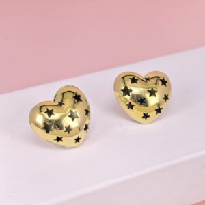 Stainless Steel Earrings  for Women and Girls Love Heart Good Quality No Change Color BS2503270597