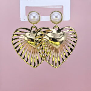 Stainless Steel Earrings  for Women and Girls Love Heart Good Quality No Change Color BS2503270607
