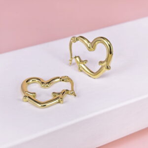 Stainless Steel Earrings  for Women and Girls Love Heart Good Quality No Change Color BS2503270613