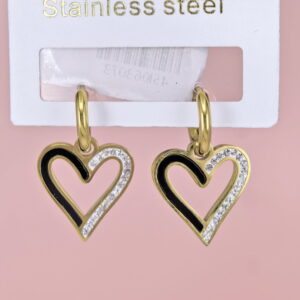 Stainless Steel Earrings  for Women and Girls Love Heart Good Quality No Change Color BS2503270615