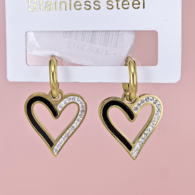 Stainless Steel Earrings  for Women and Girls Love Heart Good Quality No Change Color BS2503270615