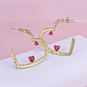 Stainless Steel Earrings  for Women and Girls Love Heart Good Quality No Change Color BS2503270619