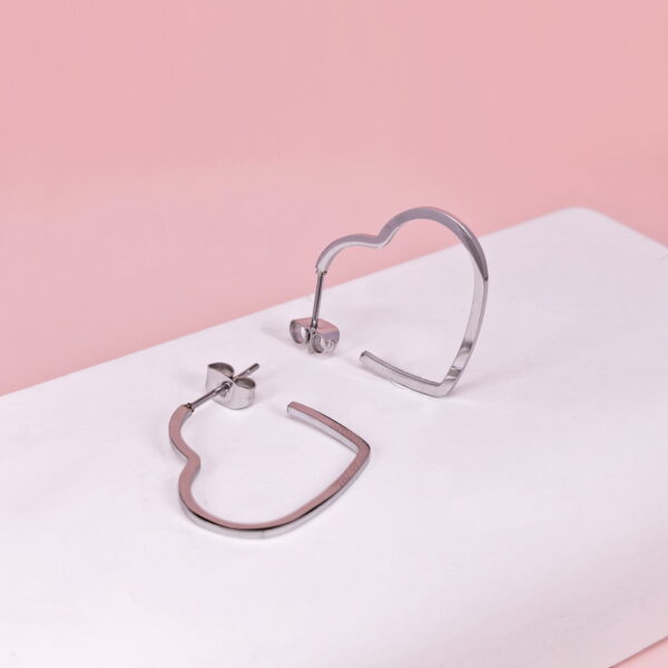 Stainless Steel Earrings  for Women and Girls Love Heart Good Quality No Change Color BS2503270621