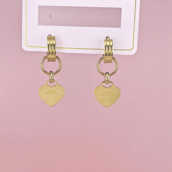 Stainless Steel Earrings  for Women and Girls Love Heart Good Quality No Change Color BS2503270622
