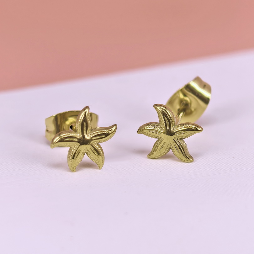 Stainless Steel Earrings  for Women and Girls Sea Star Good Quality No Change Color BS2503270629