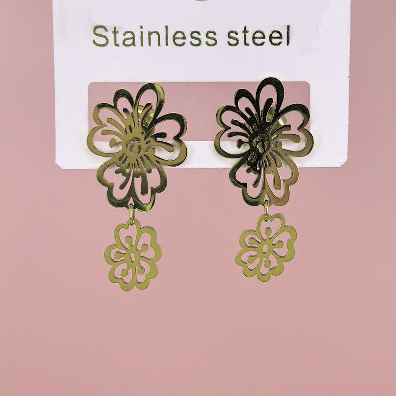Stainless Steel Earrings  for Women and Girls Flowers Good Quality No Change Color BS2503270649