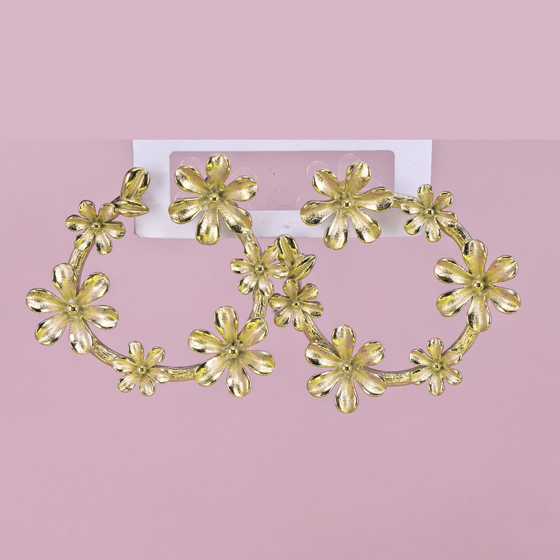 Stainless Steel Earrings  for Women and Girls Flowers Good Quality No Change Color BS2503270654