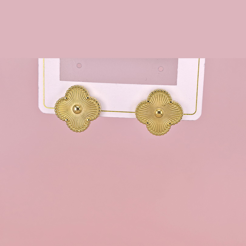 Stainless Steel Earrings  for Women and Girls Four-Leaf Clover Good Quality No Change Color BS2503270662