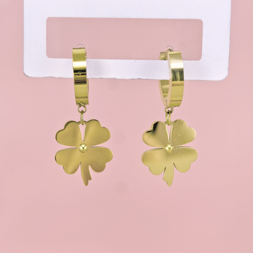 Stainless Steel Earrings  for Women and Girls Four-Leaf Clover Good Quality No Change Color BS2503270664