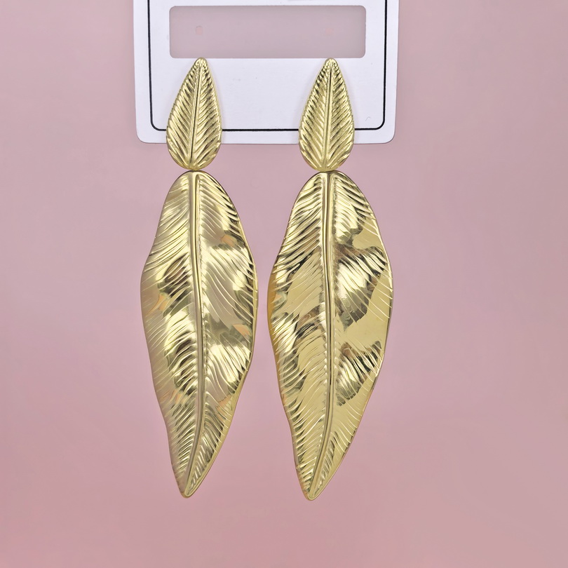 Stainless Steel Earrings  for Women and Girls Leaves Leaf Good Quality No Change Color BS2503270677