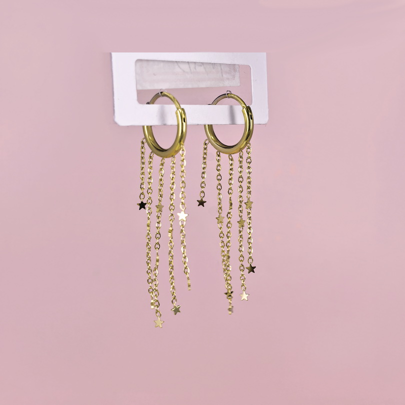 Stainless Steel Earrings  for Women and Girls Chains Good Quality No Change Color BS2503270715