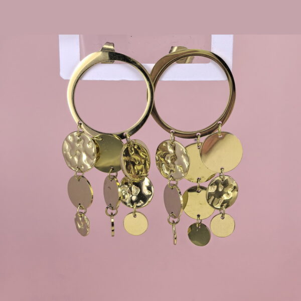 Stainless Steel Earrings Multi Charms for Women and Girls Round Circle Good Quality No Change Color BS2503270740