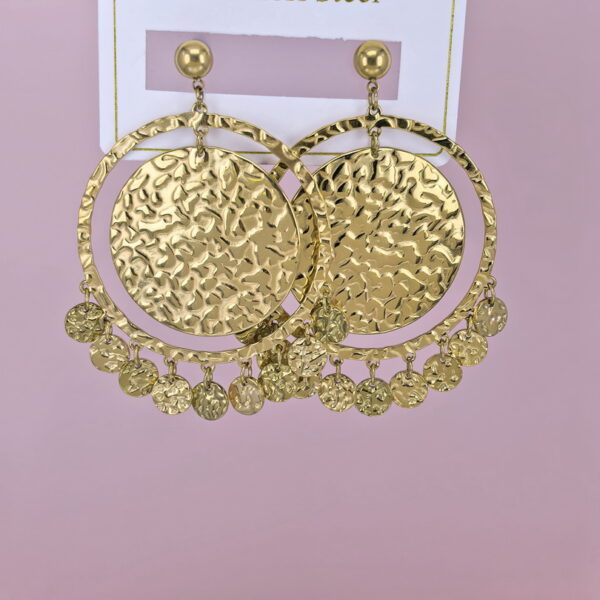 Stainless Steel Earrings Multi Charms for Women and Girls Round Circle Good Quality No Change Color BS2503270743