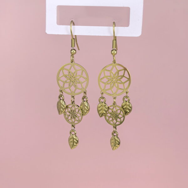 Stainless Steel Earrings with Crystals for Women and Girls Round Circle Good Quality No Change Color BS2503270745