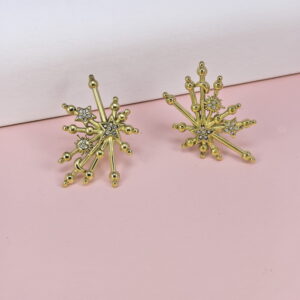 Stainless Steel Earrings with Crystals for Women and Girls Geometric Good Quality No Change Color BS2503270749