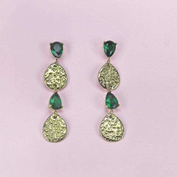 Stainless Steel Earrings with Crystals for Women and Girls Teardrop Waterdrop Good Quality No Change Color BS2503270753