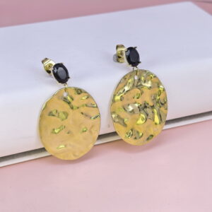 Stainless Steel Earrings with Crystals for Women and Girls Round Circle Good Quality No Change Color BS2503270763