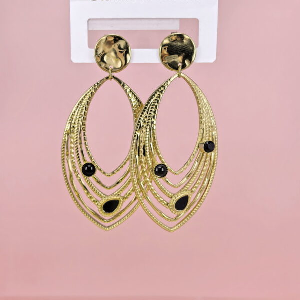 Stainless Steel Earrings with Crystals for Women and Girls Teardrop Waterdrop Good Quality No Change Color BS2503270770